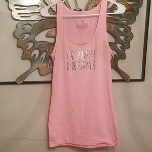 Victoria Secret Pink Tank Top "In Your Dreams"